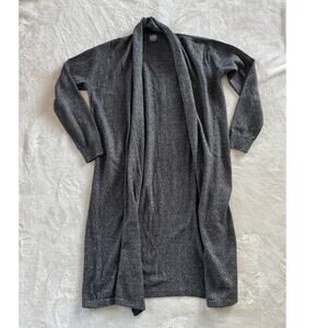 SOHO Street New York & Company Grey Duster Cardigan Women's M Heather Classic